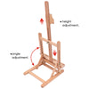 Beech Wood Antique Adjustable Painting Stand Display Tripod Easel 20 x 24 x 56cm