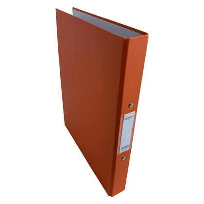 Pack of 10 A4 Orange Paper Over Board Ring Binders by Janrax