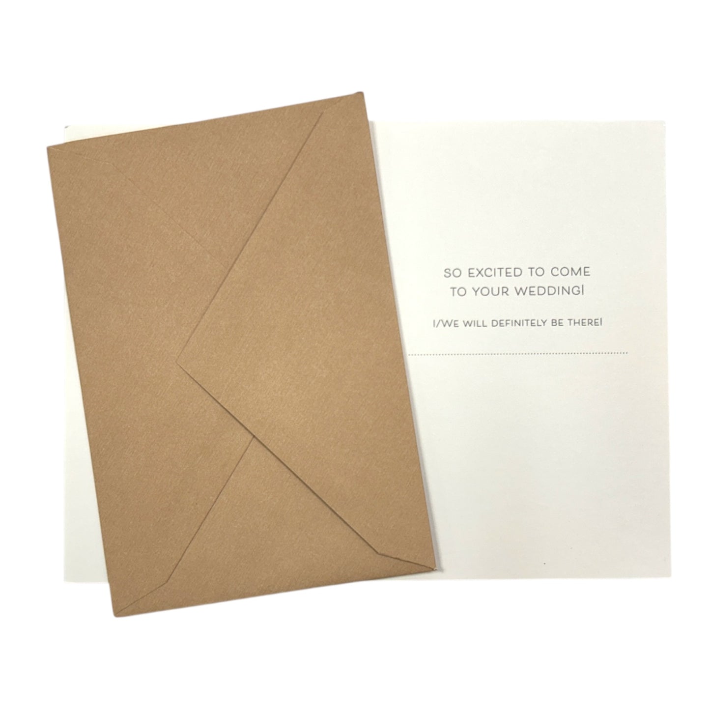 Gibson Wedding Acceptance Card