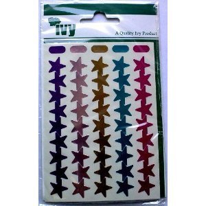 90 Assorted Self-Adhesive Star Stickers 232772