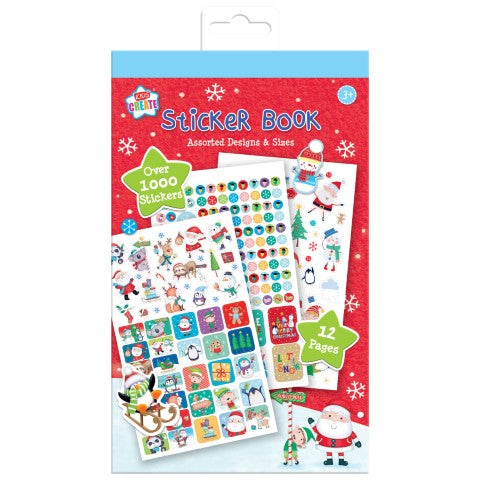1000 Piece Christmas Sticker Book