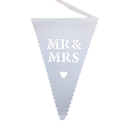 Mr & Mrs Pattern Paper Bunting