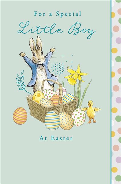 Special Little Boy Peter Rabbit Easter Card– Choice Wholesale