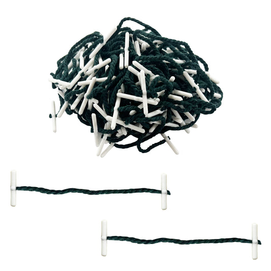 Pack of 500 76mm Plastic End Treasury Tags