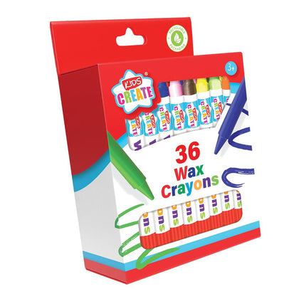 Box of 36 Wax Crayons