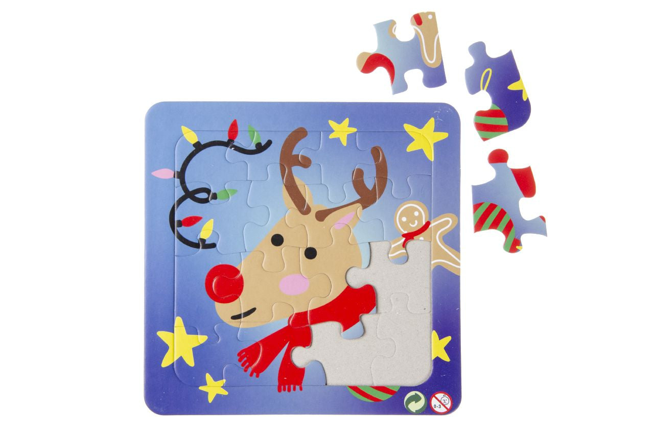 Pack of 12 Christmas Mini Puzzle Games