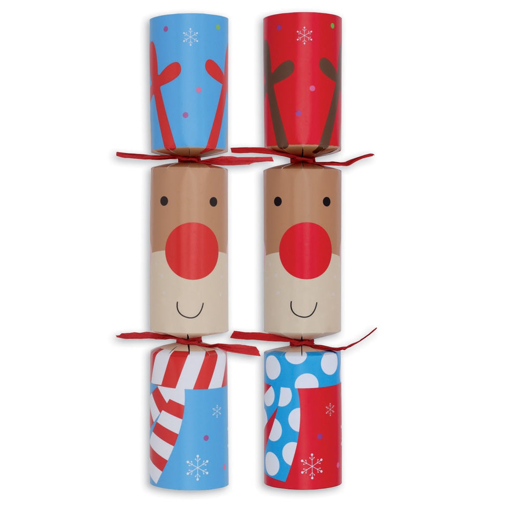 Pack of 6 12" Novelty Game Christmas Dinner Crackers