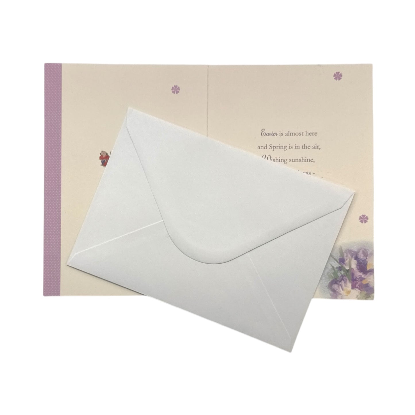 For A Dear Godmother Cute Rabbit Floral Design Easter Card