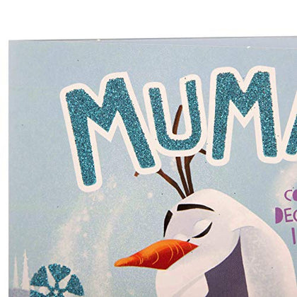 Mummy Frozen Christmas Card 'Colour In Decorations' 