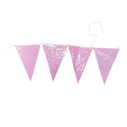 Pale Pink Bunting 10m with 20 Pennants