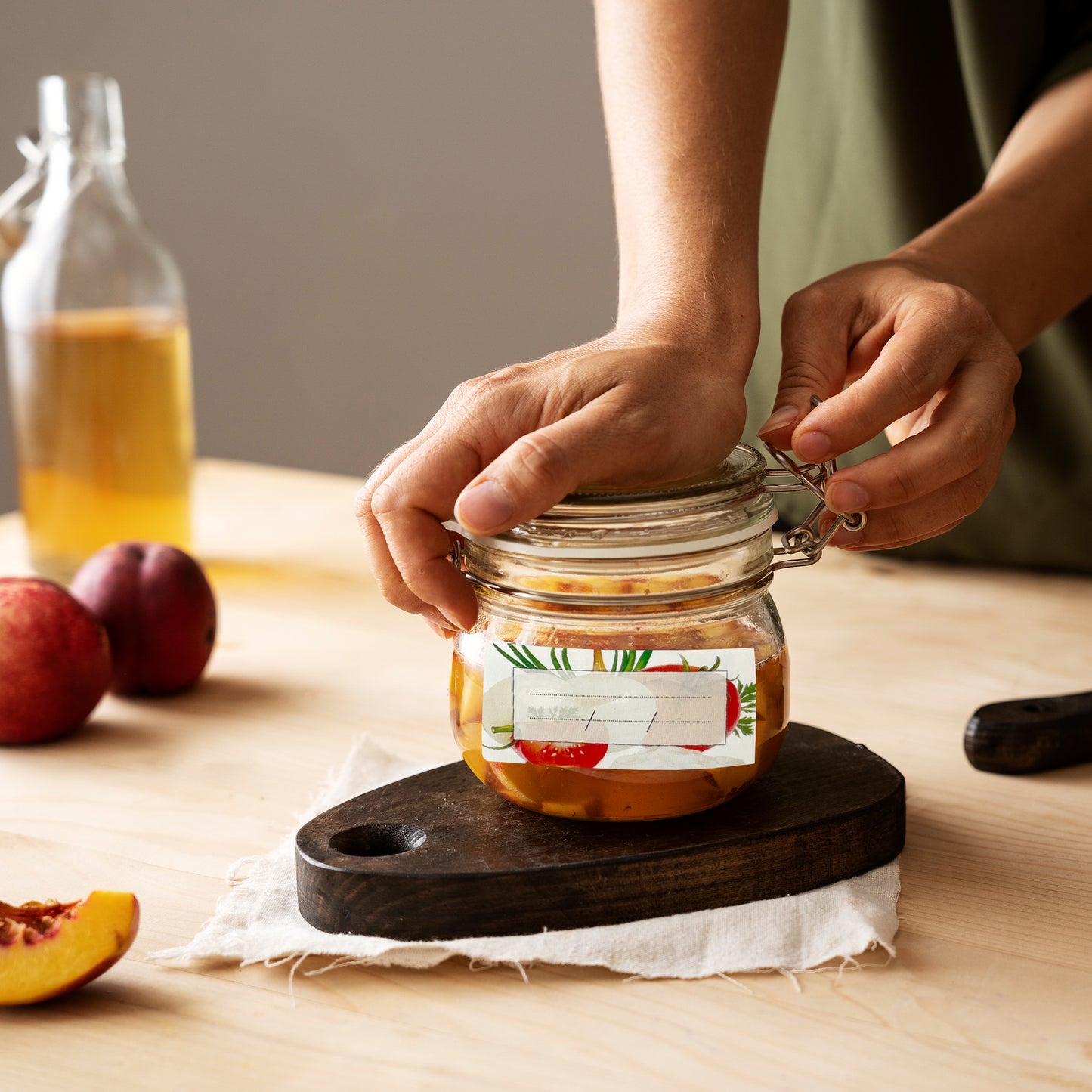 Pack of 144 Jam Jar Labels 34x75mm