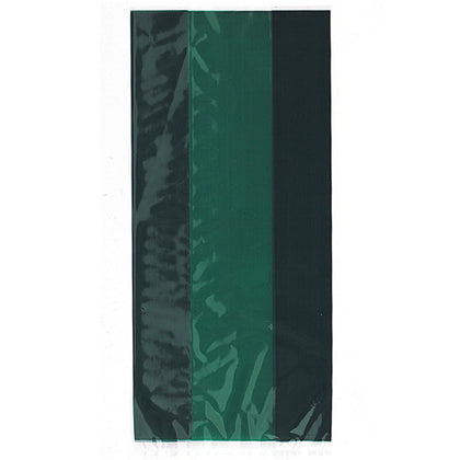 Pack of 30 Forest Green Cellophane Bags