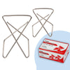 Pack of 50 Nickel Ideal Butterfly Shape 40mm Paper Clips