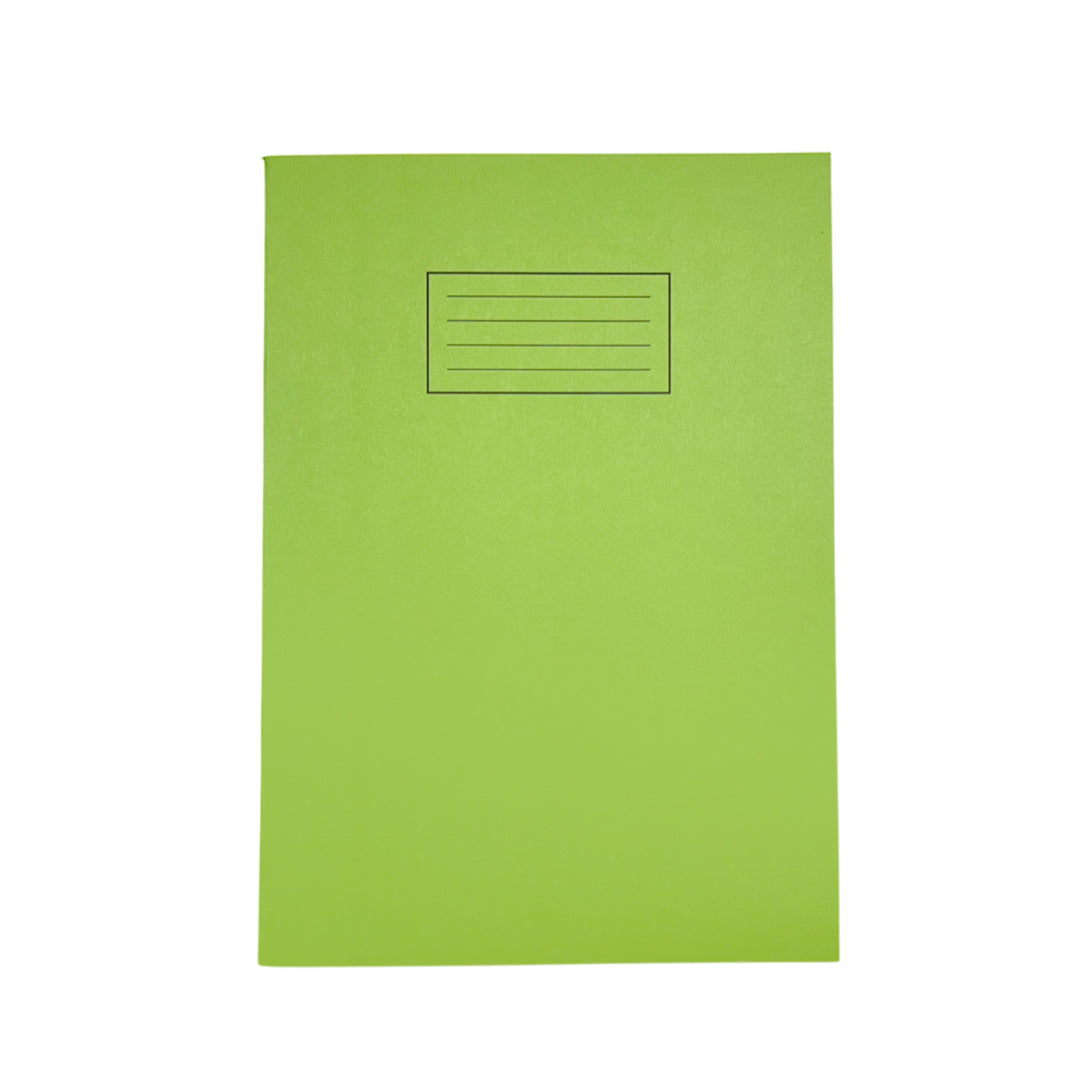 Janrax A4 Green 80 Pages Feint and Ruled Exercise Book