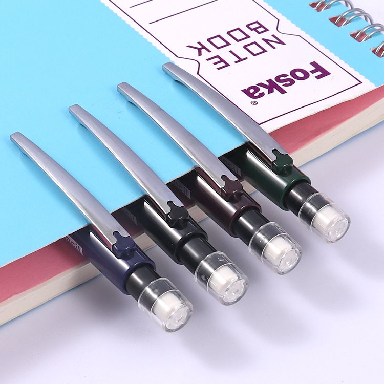 Pack of 24 0.7mm Pen Style Mechanical Pencils with Eraser