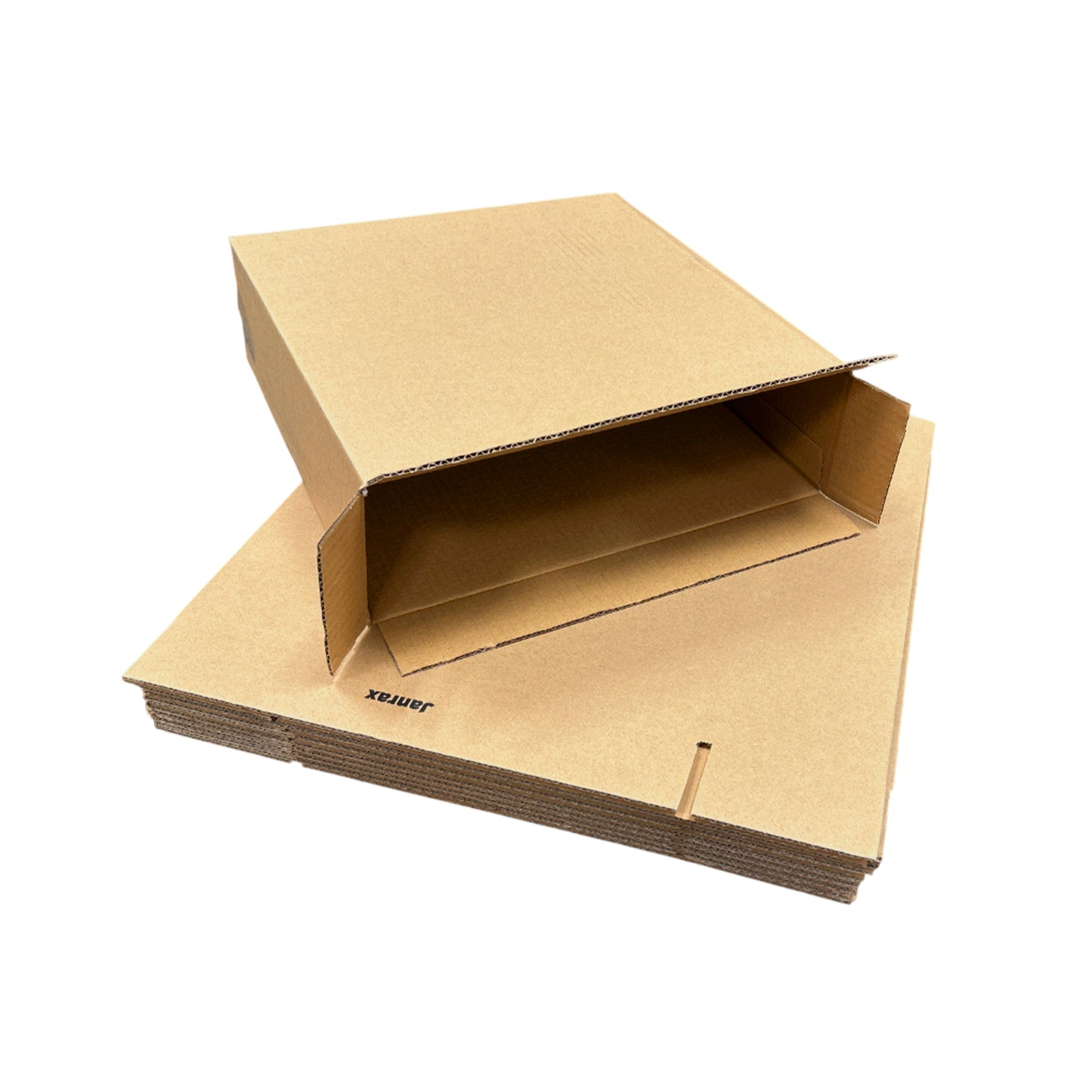 Pack of 10 Cardboard Packing Boxes 33x10x34cm — 3mm Corrugated Flute