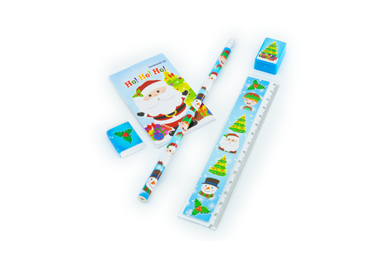 Christmas Design 5 Piece Stationery Set