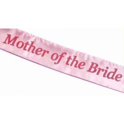 Sash Mother Of The Bride Pink