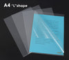 Pack of 12 A4 Open Top and Side L Folders Sleeves