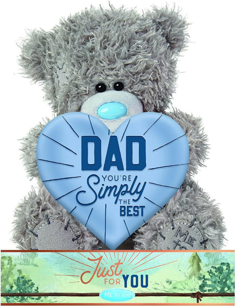 Me To You Vatertagskarte „Daddy My Dinky Bear“ – Mit Süßem Tatty Teddy Bär, Beschreibbar, Größe 22,9x15,2 Cm