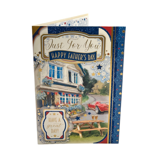 Just For You Beautiful House Design Father's Day Card