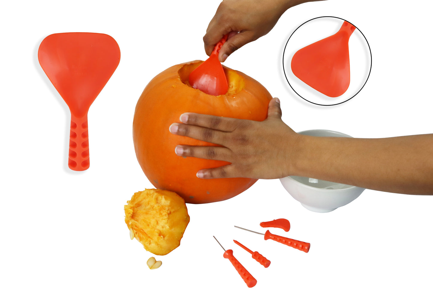 Halloween Pumpkin Carving Kit Tool 5 Pcs Set