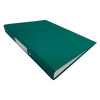 Pack of 10 A4 Green Paper Over Board Ring Binders by Janrax