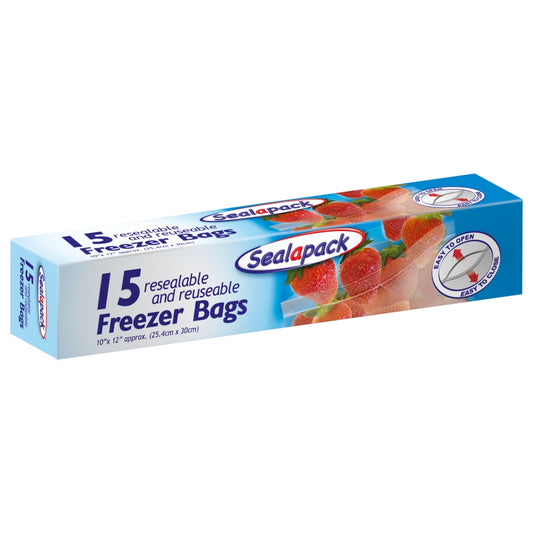 Pack of 15 Freezer Bags 254 x 300mm