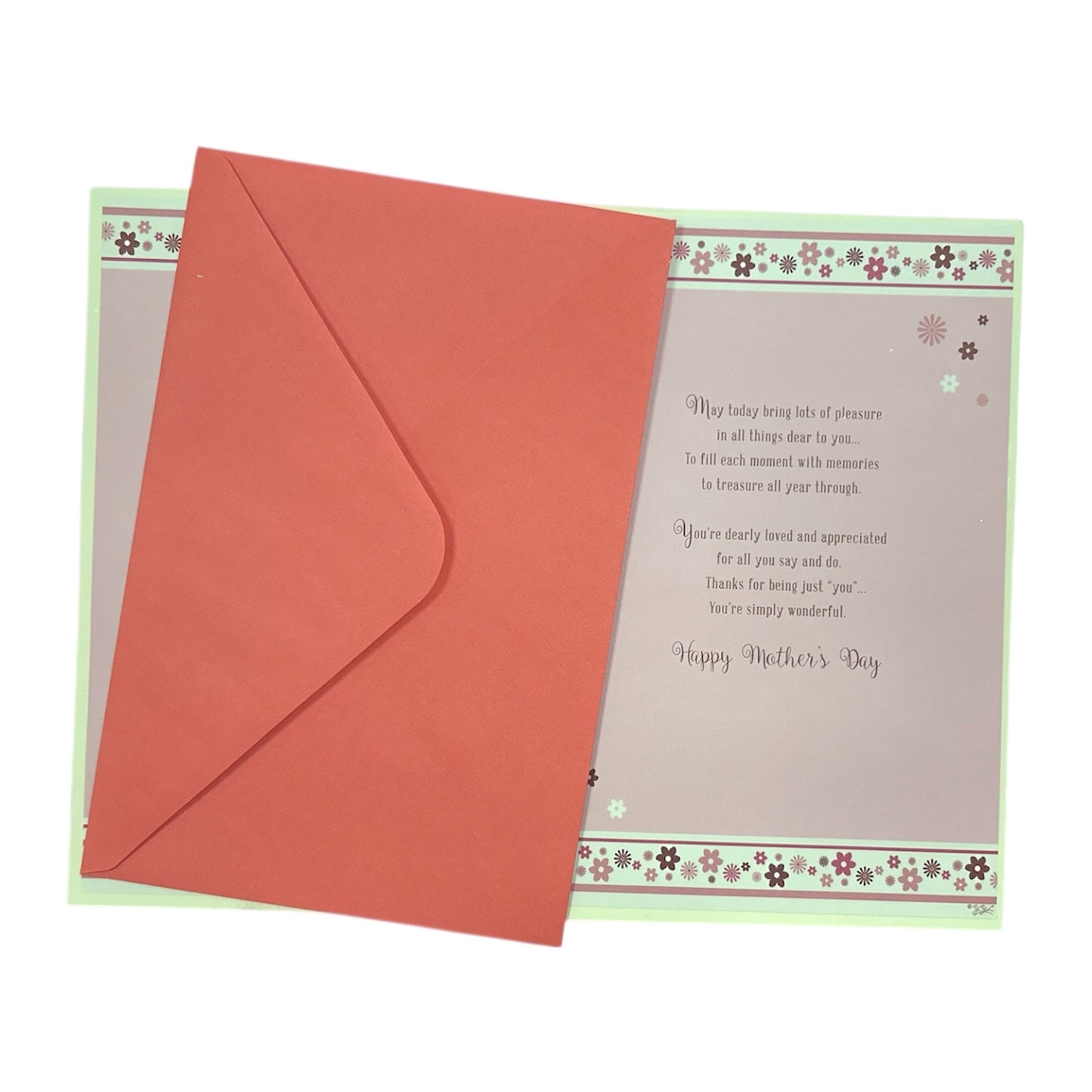 Especially For You Glitter Heart Design Open Mother's Day Card