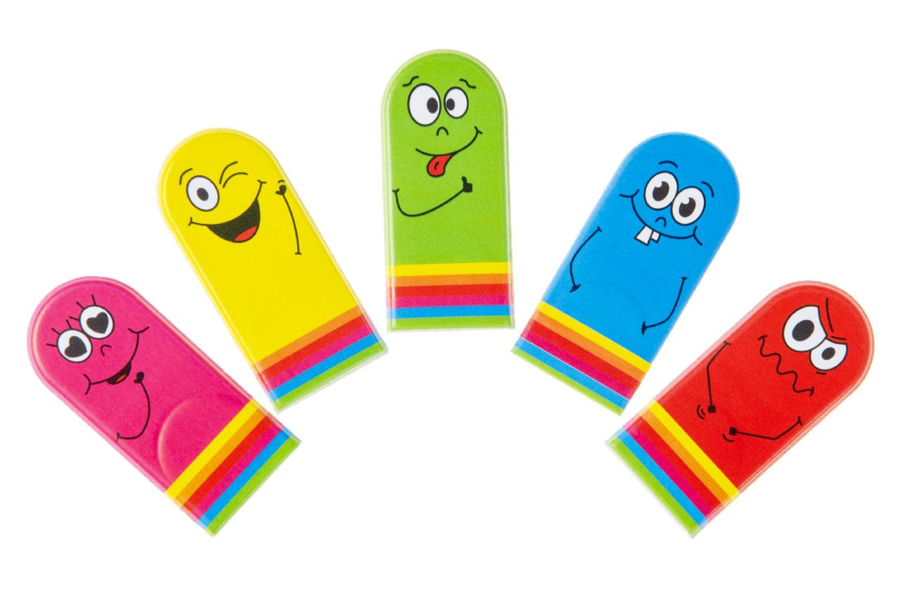 Pack of 72 Emotion Face Finger Puppet Toys