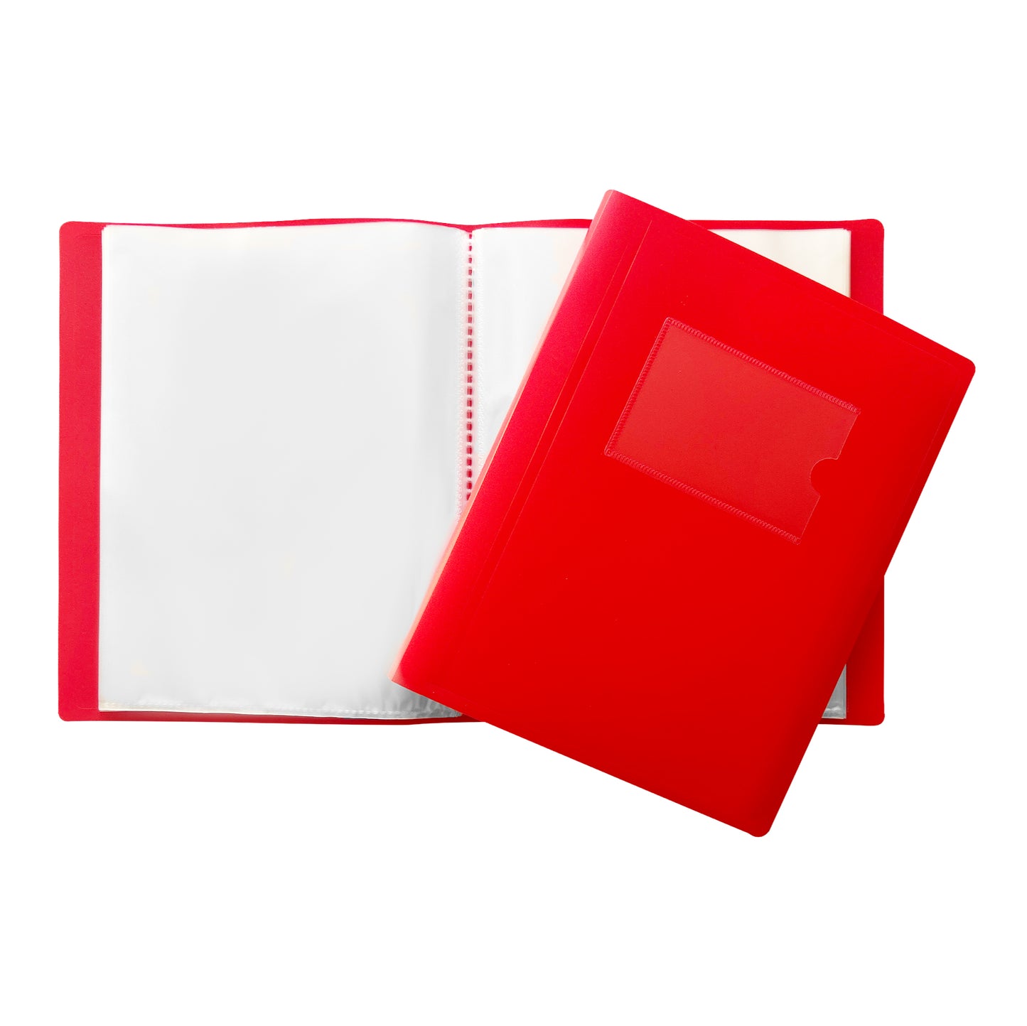 A5 Red Flexible Cover 100 Pocket Display Book