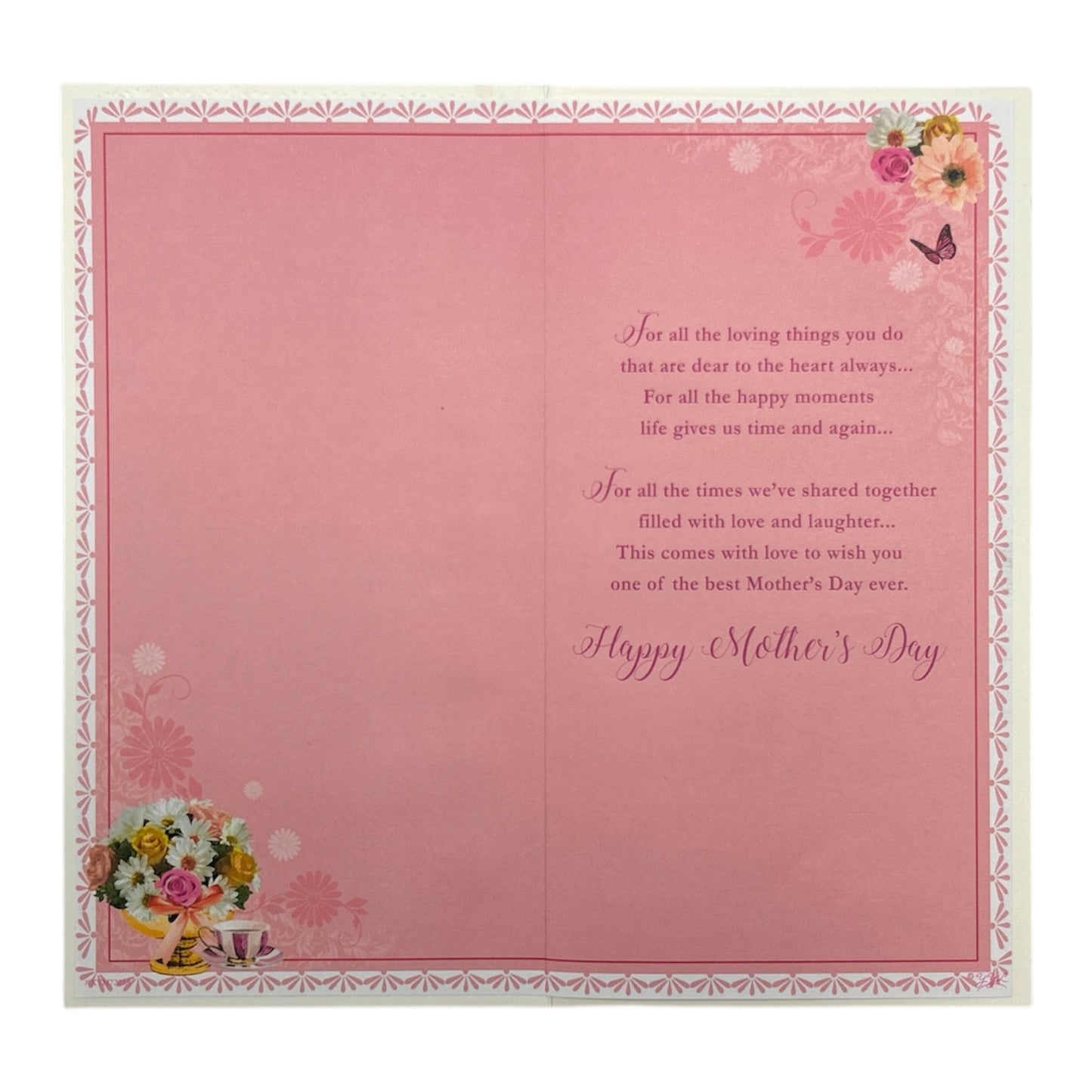 To A Dear Great Grandma Flowers Design Mother's Day Card