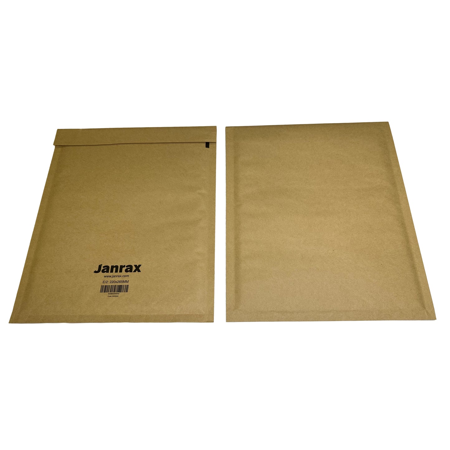 Pack of 100 Bubble Lined Size 2/E Padded Brown Postal Envelopes by Janrax