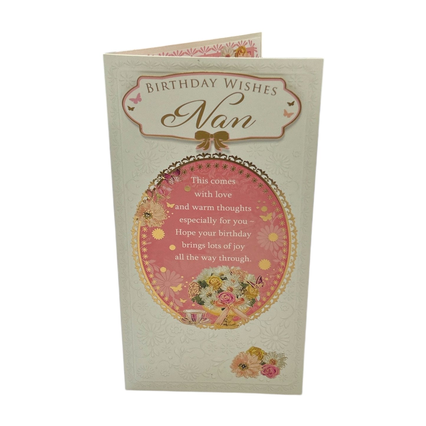 Birthday Wishes To Nan Soft Whispers Card