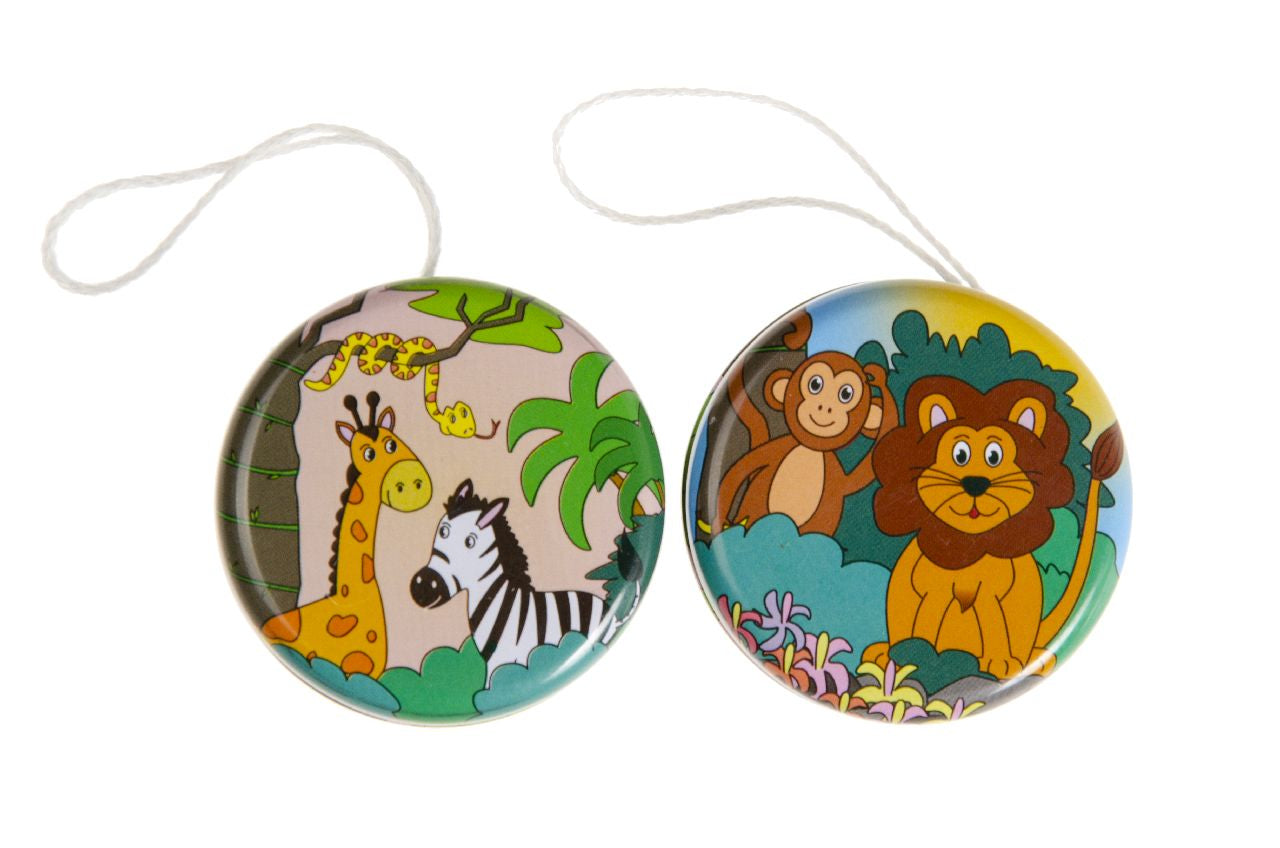 Single Metal Yo-Yo Wild Animals Theme Return Top