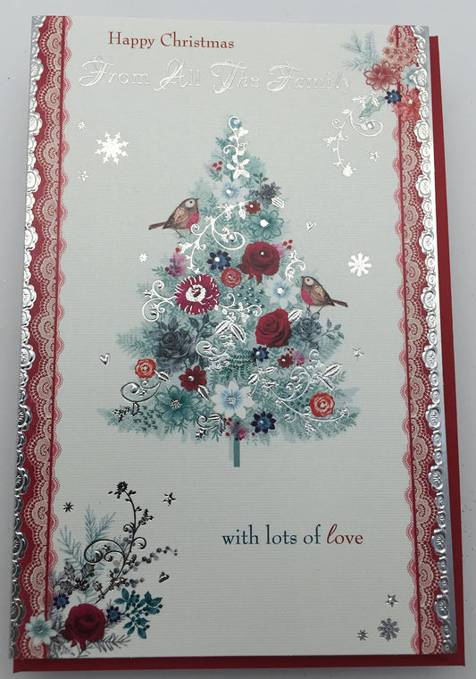  From All The Family Christmas Greeting Card - ALL OF US ALL OF YOU 