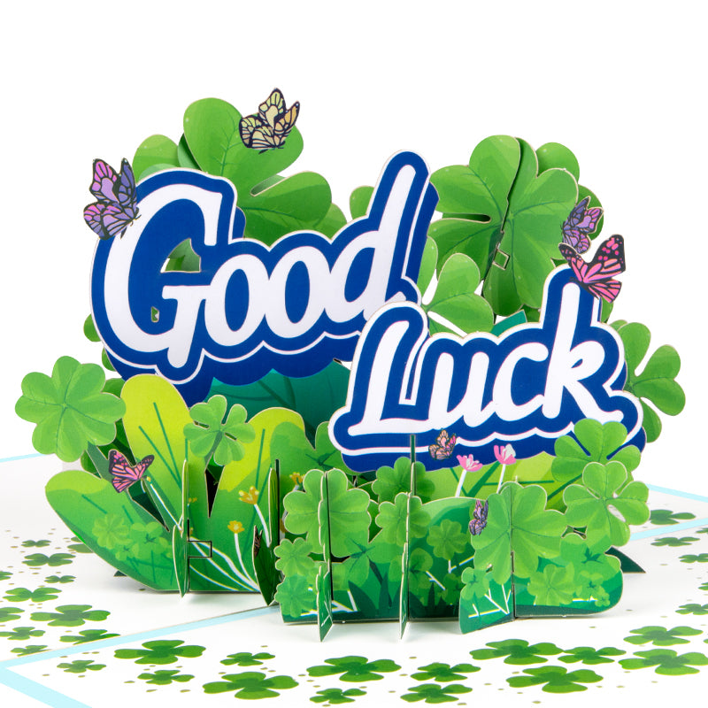 Petals of Positivity 3D Pop Up Good Luck Card