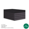 Pack of 10 A2 5mm Black Foam Boards with Core