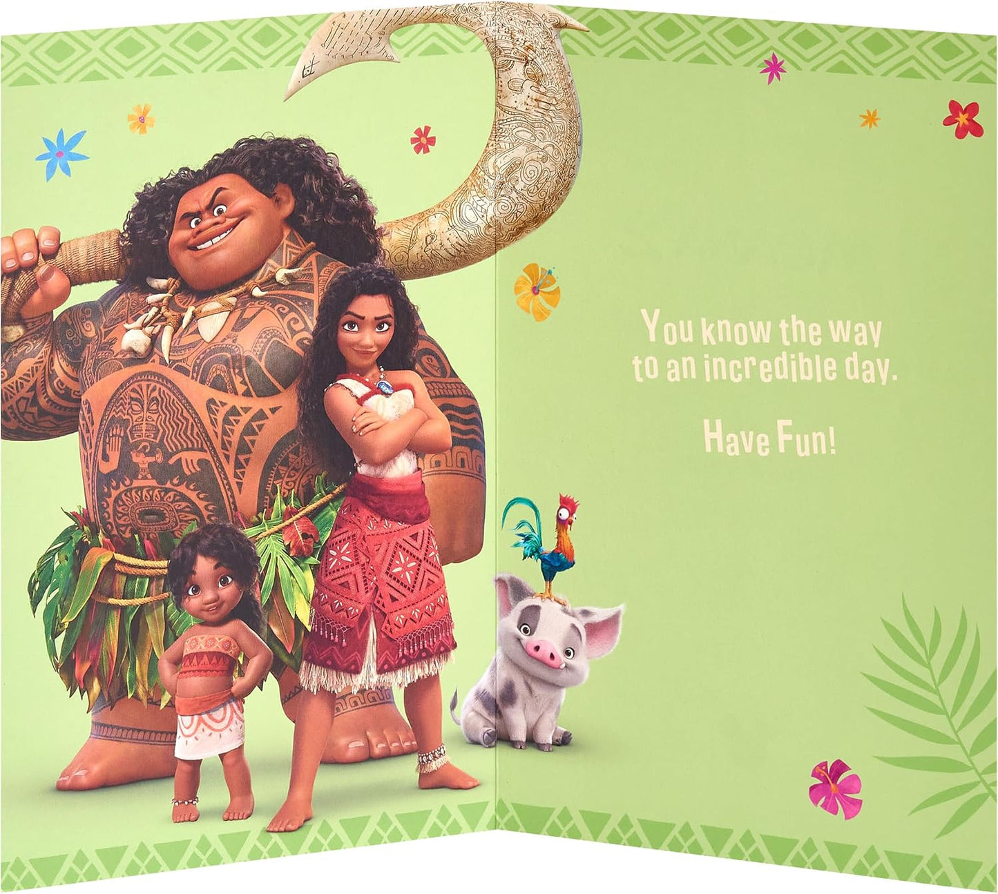 Disney Moana Design Birthday Card