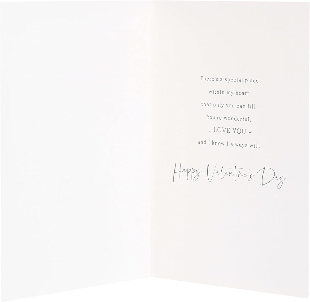 Rose Design Wife Valentine's Day Card