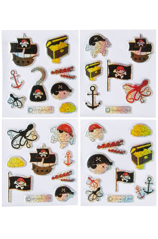 Shiny Pirate Stickers