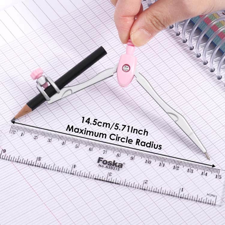 Blue Compass Divider with Pencil