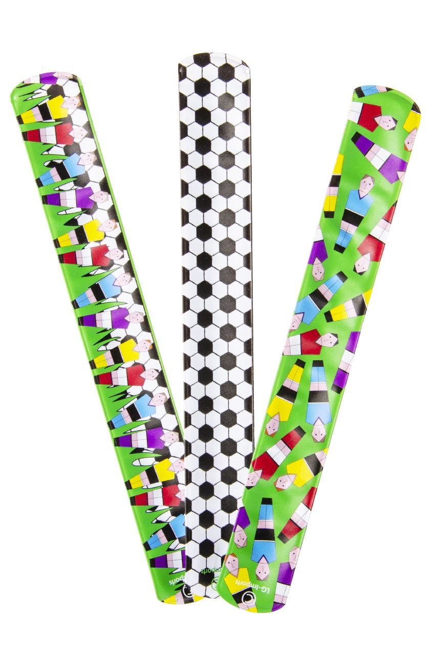 Pack of 12 Football Snap Bracelets