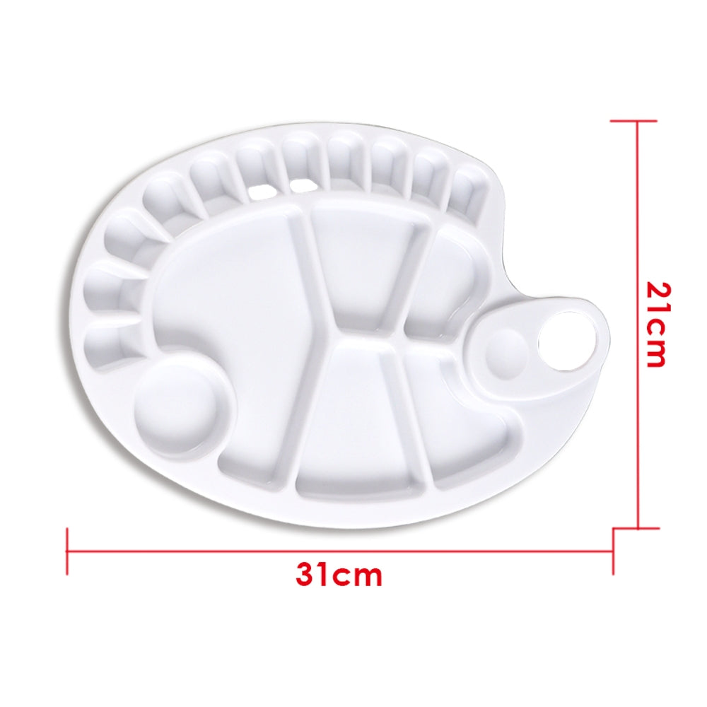 Professional Art Drawing Plastic Water Colour Mix Paint Tray Naked Palette