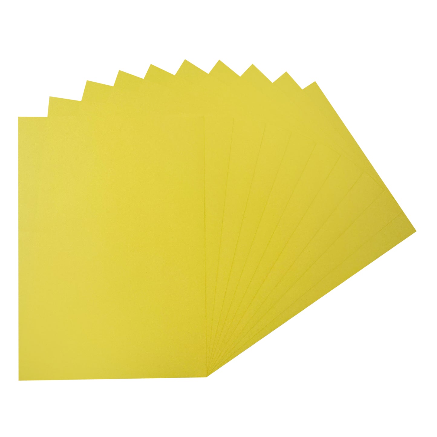 Pack of 20 Sheets A2 Yellow Colored Craft Papers 230gsm
