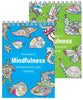 Single 8"x6" Mindfullness Spiral Advanced Colouring Book