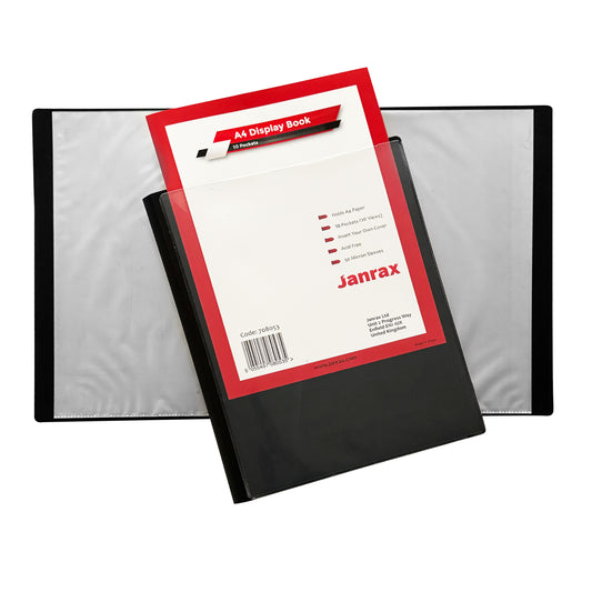 A4 Presentation Display Book 10 Pockets (20 Views) by Janrax