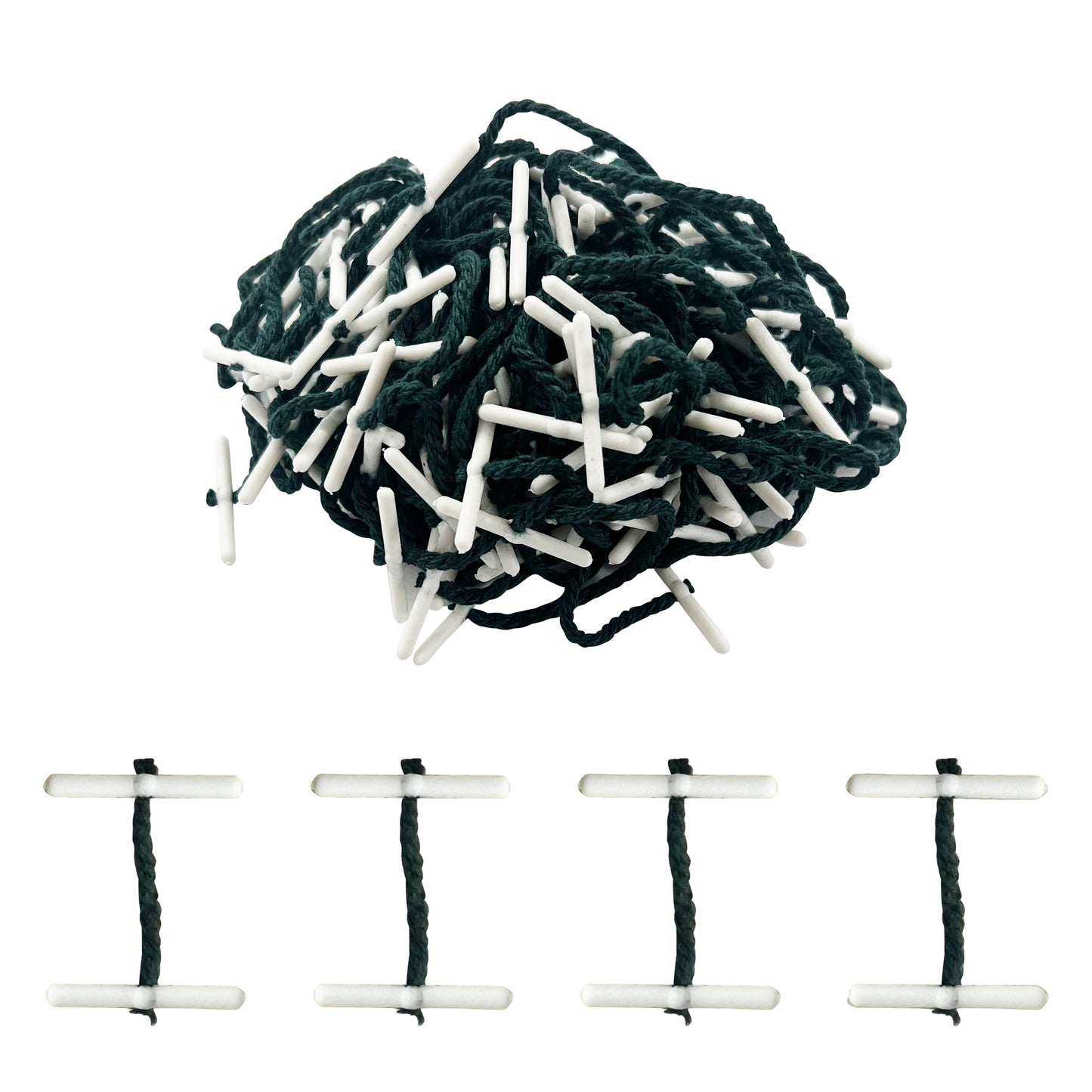 Pack of 500 25mm Plastic End Treasury Tags