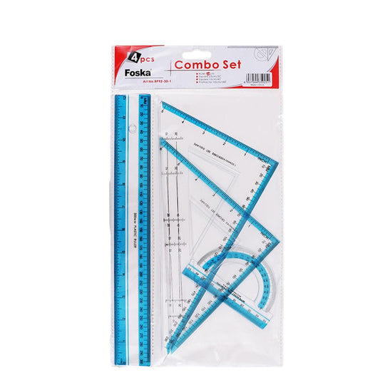 Pack of 4 Pieces Math Geometry Set