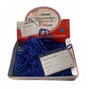 Pack of 100 Name Badge Sets with Blue Lanyards